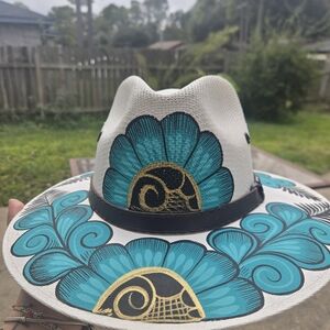 Mexican Hand Painted Artisan Hat